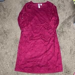Tacera Dress red,SMALL, great for Christmas, holidays, long sleeve, NWOT